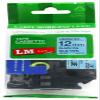 LM Tapes - Premium 1/2" (12mm) Black on Blue Compatible TZe P-Touch Tape for use with Brother PT-2700, PT2700, PT-2710, PT2710 Label Maker Includes Tape Size/Color Guide. view 1