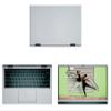 Decalrus - Protective Decal for The Dell Inspiron 14 7415 2-in-1 (14" Screen) Laptop Silver Carbon Fiber Cover wrap CFdellInspiron7415_2in1Silver view 1