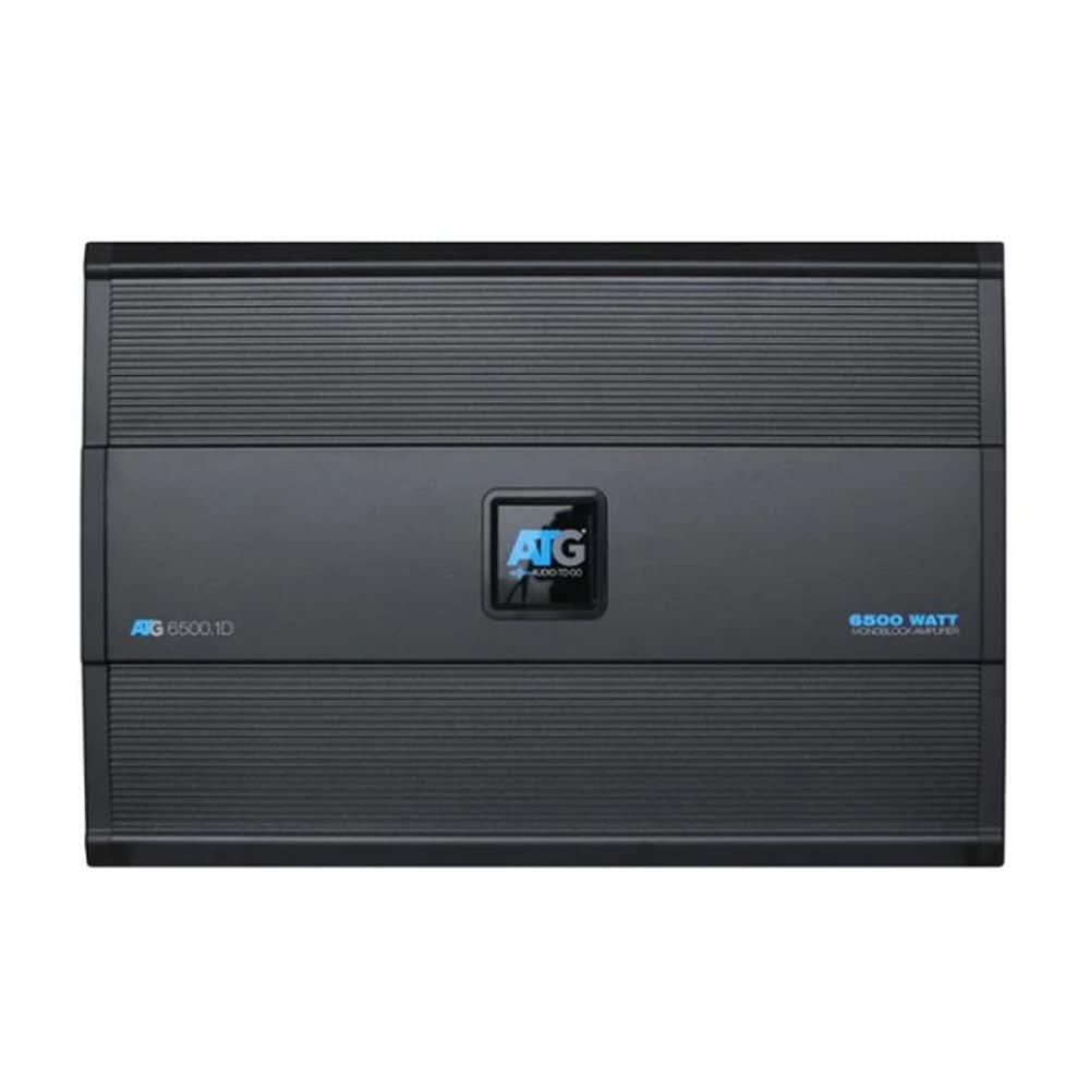 ATG ATG6500.1D Class D 1 Channel Monoblock Subwoofer Amplifier w/ 6500 Watts Peak Power