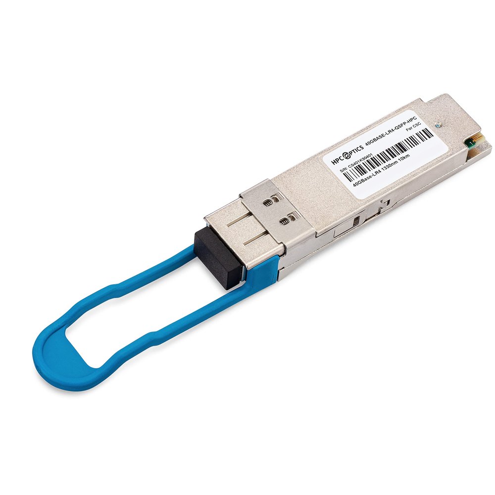 HPC Optics Compatible with Palo Alto PAN-QSFP-40GBASE-LR4 40GBASE-LR4 QSFP+ Transceiver | 40G LR4 SMF LC 1310nm 10km PAN-QSFP-40GBASE-LR4-HPC