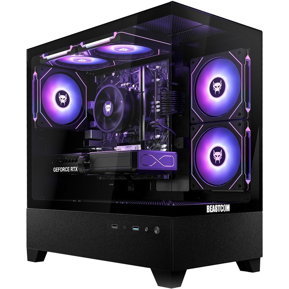 BEASTCOM Q5 Pro Gaming PC | AMD Ryzen 9 5900X 12X 4,80GHz 24 Threads | RTX 3060 8GB | 16GB RAM | 1TB NVMe SSD | HDMI | WiFi 5