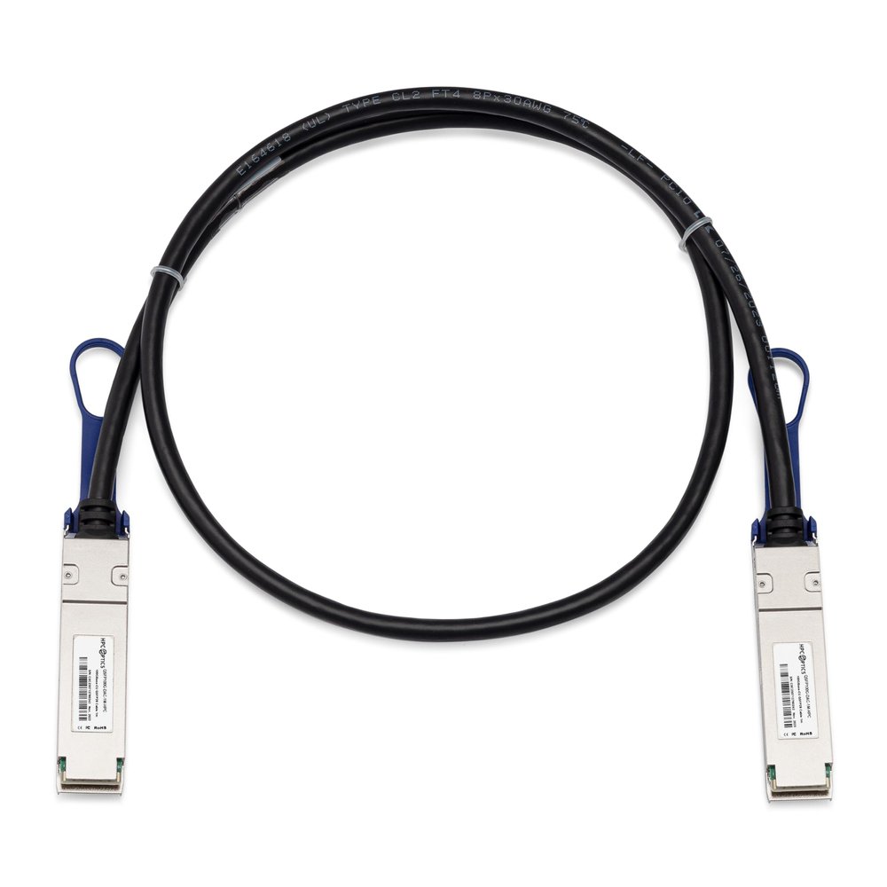 HPC Optics Compatible with Palo Alto PAN-QSFP28-DAC-5M 100G QSFP28 to QSFP28 Twinax Cable | 100GBASE Passive 5M DAC PAN-QSFP28-DAC-5M-HPC
