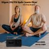 G Keni Portable Cassette Player Boombox AM/FM Radio Stereo, Casette Tape Player Recorder with Earphone Jack Battery Operated or AC Powered view 2