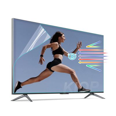 KIOP Out Blue Light Screen Protector for 50 Inch LED LCD TV Monitor, Scratch-Resistant TV Screen Blue Light Blocker, Shield UV Filter,Relieve Eye Strain,Indoor use,50 inch Wide