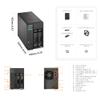 Asustor Lockerstor 2 Gen2 AS6702T - 2 Bay NAS, Quad-Core 2.0 GHz CPU, 4x M.2 NVMe slots (PCIe 3.0), Dual 2.5GbE, 4GB DDR4 RAM, Network Attached Storage (Diskless) view 3