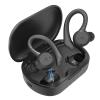 VOSON Wireless Earbuds with Earhooks, Bluetooth Earbuds IPX7 Waterproof, Physical Button Control Wireless Headphones Built-in Mic with Deep Bass for Sport Workout view 1