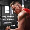 VOSON Wireless Earbuds with Earhooks, Bluetooth Earbuds IPX7 Waterproof, Physical Button Control Wireless Headphones Built-in Mic with Deep Bass for Sport Workout view 2