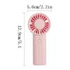 DFDFSFG Small Portable Mini Fan,HandheldDesk Mini Fan,USB Cooling Fan,Mini Handheld Fan, for Travel Office Room Household Mini Fan Strong Airflow (Color : White) view 2