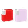 2 Pack DAYJOY Soft Liquid Silicone Protective Case Cover Compatible with 29W/30W/35W USB-C Power Adapter, Scratch Proof Anti-Fall Shockproof Skin Sleeve Accessories (red+Purple) view 1