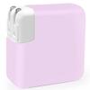 2 Pack DAYJOY Soft Liquid Silicone Protective Case Cover Compatible with 29W/30W/35W USB-C Power Adapter, Scratch Proof Anti-Fall Shockproof Skin Sleeve Accessories (red+Purple) view 3