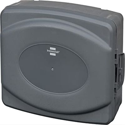 Brennenstuhl Weatherproof Box (IP54 Cable Box Waterproof for Outdoor use to Protect Plug-in Connections, sockets, adapters, Transformers etc., Outdoor Accessories)