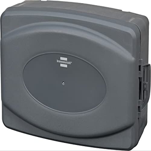 Brennenstuhl Weatherproof Box (IP54 Cable Box Waterproof for Outdoor use to Protect Plug-in Connections, sockets, adapters, Transformers etc., Outdoor Accessories)