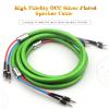 Fever SP-6008Ag OCC Silver-Plated HiFi Speaker Center Cable Amplifier Speaker Cable AV Audio Cable (Color : 1pcs Y Plug-Y Plug, Length : 4 m) view 2