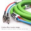 Fever SP-6008Ag OCC Silver-Plated HiFi Speaker Center Cable Amplifier Speaker Cable AV Audio Cable (Color : 1pcs Y Plug-Y Plug, Length : 4 m) view 3