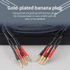 Oxygen-free copper hifi audio speaker cable center line professional tube amplifier speaker universal connection line (Color : 1 pair, Length : 2.5m) view 4