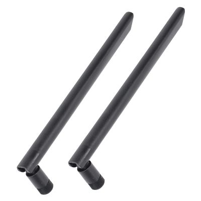 FTVOGUE 2PCS Antenna 5.8G 2.4G Band 10dbi High Gain SMA Male Interface Directional Antenna for Router Network, Other Testers and Calibrators
