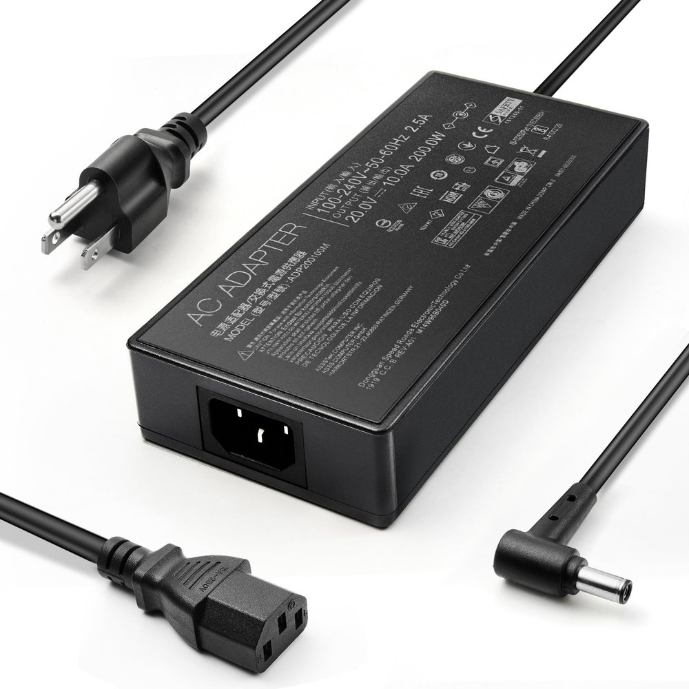 HNHTKJ 200W Charger Fit for Asus Rog Zephyrus G15 GA503QR Laptop 200W AC Adapter Power Charger
