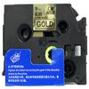 LM Tapes - Premium 3/8" (9mm) Black on Reflective Gold Compatible TZe P-Touch Tape for use with Brother PT-P700, PTP700 Ptouch Label Printer Includes Tape Size/Color Guide. view 2