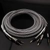 Fever grade 12TC OCC monocrystalline copper audio speaker cable HiFi amplifier speaker cable pure copper banana plug (Color : 12TC, Length : 2m) view 3