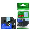 LM Tapes - Premium 1/2" (12mm) White on Blue Compatible TZe P-Touch Tape for use with Brother PT-P700, PTP700 Ptouch Label Printer Includes Tape Size/Color Guide. view 3