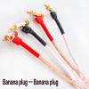 1 Pair Audio 12TC OCC high-end HiFi Gun-Shaped Gold-Plated R-Shaped Y-Shaped Shovel Banana Plug 24-core Speaker Cable (Color : Banana Plug-Y Plug, Length : 0.5m) view 4