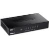 TRENDnet 8-Port Gigabit Desktop Switch, TEG-S83, 8 x Gigabit RJ-45 Ports, Ethernet Splitter, 16Gbps Switching Capacity, Fanless Design, Metal Enclosure, Lifetime Protection, Black view 1