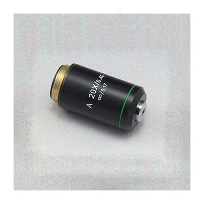 TYZK Microscope Kit Biological Microscope Achromatic Infinity Objective Len, Infinity System for Microscope, 4X 10X 20X 40X 60X 100X Microscope Lens Adapters (Color : 20X)