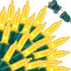 LAMPHOME Super-Bright Extendable Yellow Christmas Lights Decoration 150Lights 31.9ft UL Certified Mini Bulb String Light Set for Outdoor Christmas Tree Garden Holiday Party Patio Wedding Garland Decor view 1