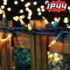 LAMPHOME Super-Bright Extendable Yellow Christmas Lights Decoration 150Lights 31.9ft UL Certified Mini Bulb String Light Set for Outdoor Christmas Tree Garden Holiday Party Patio Wedding Garland Decor view 3