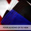 G128 3 Pack: Blue Lives Matter Flag | 4x6 Ft | StormFlyer Series Embroidered 220GSM Spun Polyester | Duty and Honor Flag, Embroidered Design, Indoor/Outdoor, Brass Grommets, Heavy Duty, All Weather view 4