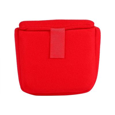 ASHATA DSLR Camera Bag, Water-Resistant DSLR SLR Camera Insert Bag Velvet Insert Camera Protective Bag Case for Women, Men(red)