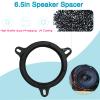 AICARS 6.5 Inch Speaker Spacer: 4/5 Inch Depth Speaker Adapter Rings Compatible with Nissan Teana Livina Tiida Sylphy 2-PCS view 3
