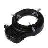 ZTBH Microscope Accessories Kit 144 LED miniscope Ring Light, 0-100% Adjustable miniscope Ring Light Microscope Slides (Color : Black) view 2