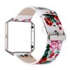 Replacement Band Compatible with Fitbit Blaze,Fashion Women Girl Soft Leather Replacement Band Adjustable 5.5-8.0 inch Sport Strap with Meatl Frame Compatible with Fitbit Blaze view 2