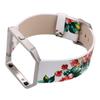 Replacement Band Compatible with Fitbit Blaze,Fashion Women Girl Soft Leather Replacement Band Adjustable 5.5-8.0 inch Sport Strap with Meatl Frame Compatible with Fitbit Blaze view 3