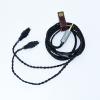 3.5mm 3.5 Stereo Mini Jack Male to Replacement Audio Upgrade OCC Cable for Sennheiser hdxx HD650, HD600, HD580, HD660S, Massdrop HD6XX Headphones with pc Mobile Phone (1.5m(4.92ft), Black) view 1