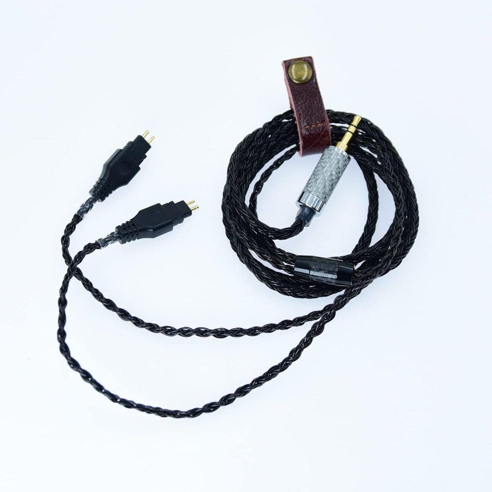 3.5mm 3.5 Stereo Mini Jack Male to Replacement Audio Upgrade OCC Cable for Sennheiser hdxx HD650, HD600, HD580, HD660S, Massdrop HD6XX Headphones with pc Mobile Phone (0.5m(1.65ft), Black)
