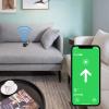 Case for Tile Sticker (2022) 2-Pack. Small Bluetooth Tracker Cover,Remote Finder and Item Locator,Cat Collar Accessories,Shockproof Phone Finder Holder with Keychain,Green Black view 2