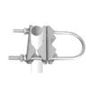 Double Antenna Mast Clamp Heavy Duty V-Jaw Bracket with U Bolts, Sturdy Mast to Mast Mounting Hardware for Outdoor Antenna2 Sets, Slinkdsco view 4