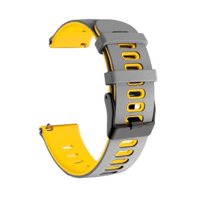 20 22mm Watchband for Garmin Venu 2 Sport Wristband Forerunner 645 245 55 158 Vivoactive 3 4 Silicone Bracelet Strap Venu 2 Plus Watchband (Color : Purple Green, Size : 22mm Universal)
