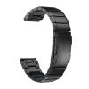 Metal Watchband Strap for Garmin Fenix 7 7S 7X 5X 5 6X 6Pro 3HR Easyfit Quick Release Stainless Steel Band Fenix7 Wrist Bracelet (Color : Black A, Size : 20mm Fenix 5S 6S Pro) view 1