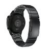 Metal Watchband Strap for Garmin Fenix 7 7S 7X 5X 5 6X 6Pro 3HR Easyfit Quick Release Stainless Steel Band Fenix7 Wrist Bracelet (Color : Black A, Size : 20mm Fenix 5S 6S Pro) view 4