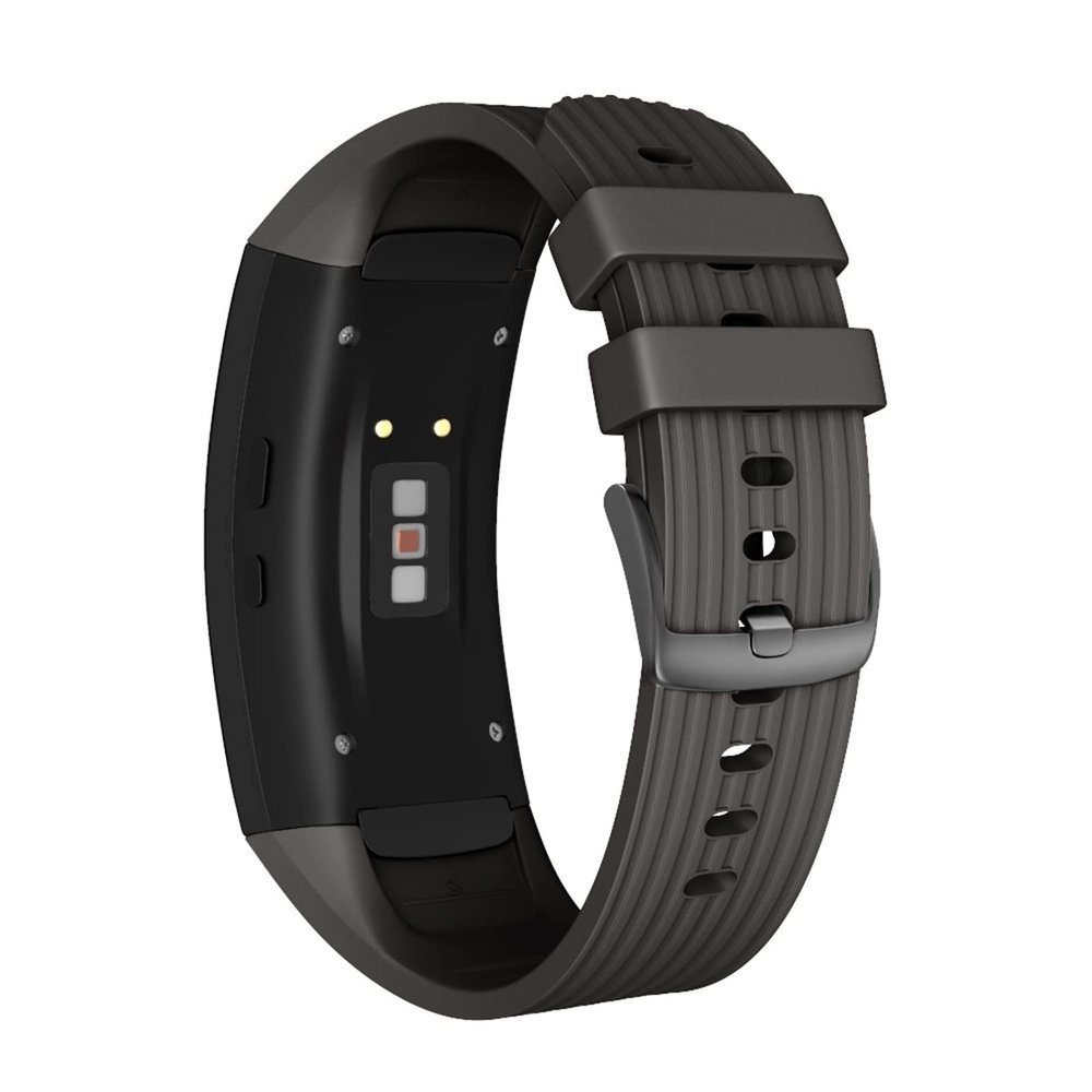 CZKE Smart Watch Straps for Samsung Gear Fit 2 Pro Strap Silicone Fitness Watch Wrist Band Gear Fit2 Pro SM-R360 Adjustable Bracelet Watch Band (Color : Black)