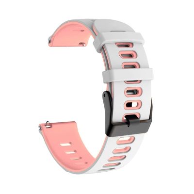 20 22mm Watchband for Garmin Venu 2 Sport Wristband Forerunner 645 245 55 158 Vivoactive 3 4 Silicone Bracelet Strap Venu 2 Plus Watchband (Color : Smokey Mauve, Size : 20mm Universal)