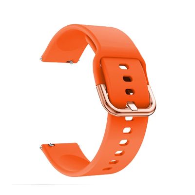 20mm Silicone Strap Band for ZEPP E GTS2/2e Mini/GTR 42mm/GTS 3 Sport Smart Watch Bracelet (Band Color : Orange, Band Width : for ZEPP E)