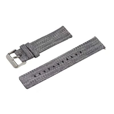 20mm Watch Band for Samsung Galaxy Watch4 Classic 46 42mm Smartwatch Nylon Sport Bracelet Watch 4 44 40mm Strap Watchband Correa (Color : Gary, Size : Galaxy Watch4 44mm)