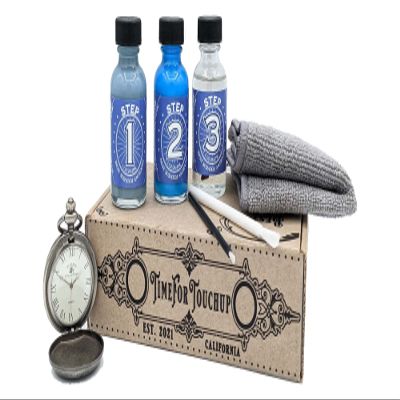 TimeForTouchUp The Complete Touch Up Kit Compatible With: Alfa-Romeo - All-Models : Quantum Silver Pearl 5073-3 x 1 oz bottle