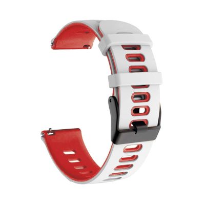 20 22mm Watchband for Garmin Venu 2 Sport Wristband Forerunner 645 245 55 158 Vivoactive 3 4 Silicone Bracelet Strap Venu 2 Plus Watchband (Color : Light Pink White, Size : 22mm Universal)
