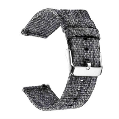 20mm Watch Band for Samsung Galaxy Watch4 Classic 46 42mm Smartwatch Nylon Sport Bracelet Watch 4 44 40mm Strap Watchband Correa (Color : Black, Size : Galaxy Watch4 40mm)