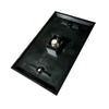 BUPLDET 1 Port Coax Cable Wall Plate Glossy Black - Single Gang TV Coax F-Type Outlet Cover Plate for Coaxial Cable view 2